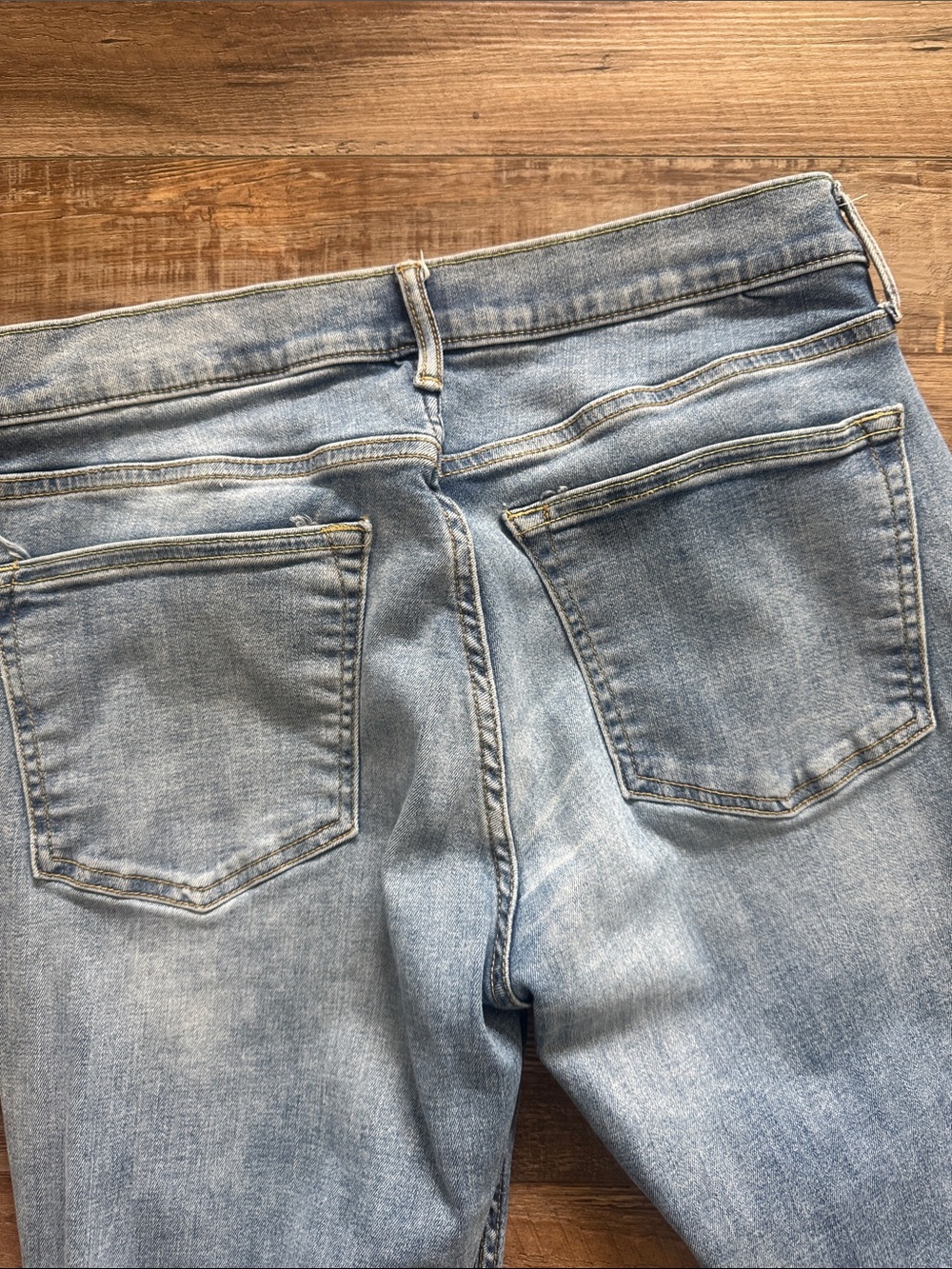 Old Navy Light Blue Slim Straight women skinny/A just F Jeans - Picture 3 of 7